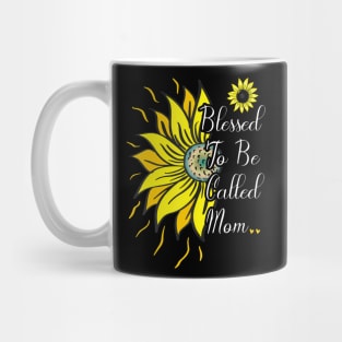 Blessed To Be Called Mom Sunflower Cute Mother 2021 Mug